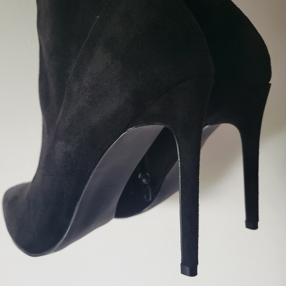 Suede Thigh High Boots